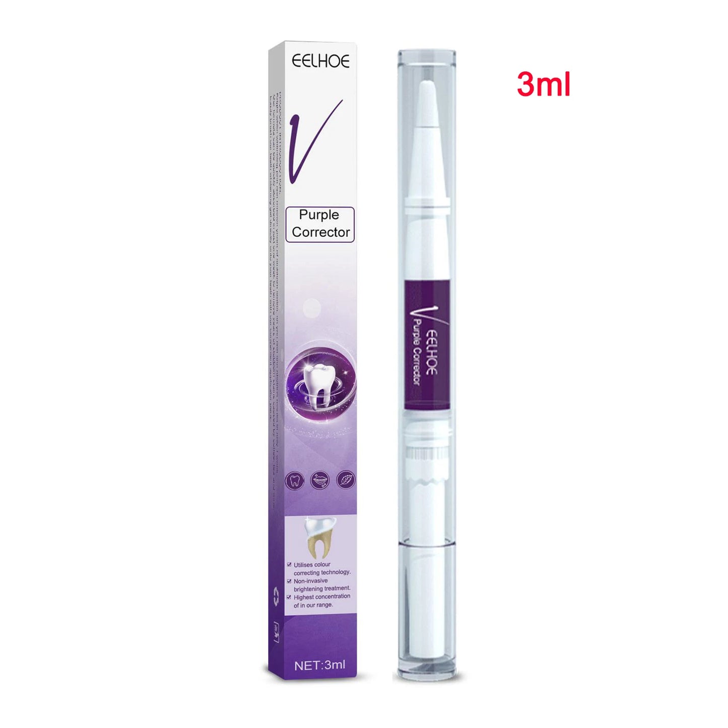 1/3/5Pcs Purple Toothpaste Deep Cleaning Teeth Gums Breath Freshener Brightening Teeth Teeth Oral Care Orthopedic Toothpaste